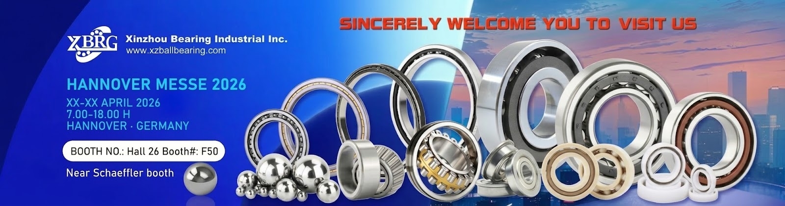 Join Us at Hannover Messe 2026 – Bearing Solutions You Can Trust